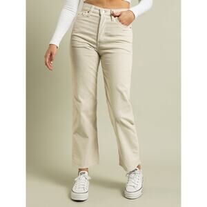 Levi's Ribcage Straight Ankle‎ Jeans Corduroy Size 25